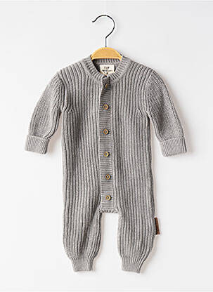 Combi-pantalon coupe cintrée manches longues gris BABY'S ONLY enfant