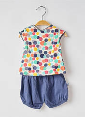 Ensemble short bleu BOBOLI pour fille seconde vue