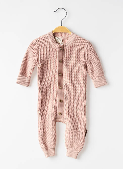 Combi-pantalon coupe cintrée manches longues rose BABY'S ONLY enfant