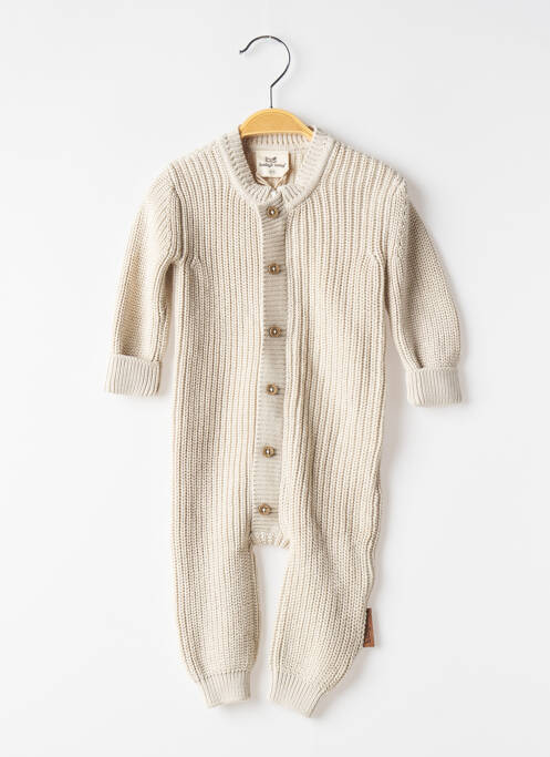 Combi-pantalon coupe cintrée manches longues beige BABY'S ONLY enfant