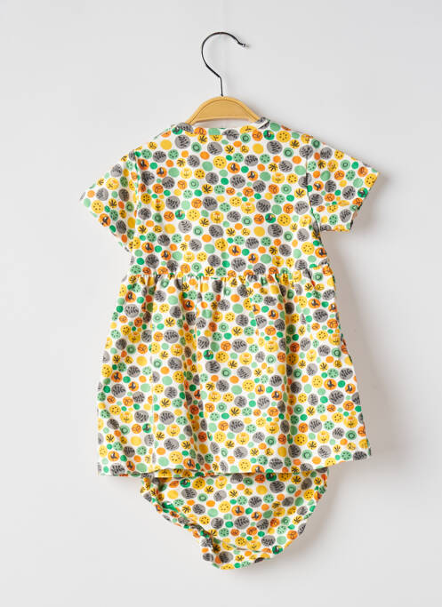 Ensemble short tissage popeline vert BOBOLI fille