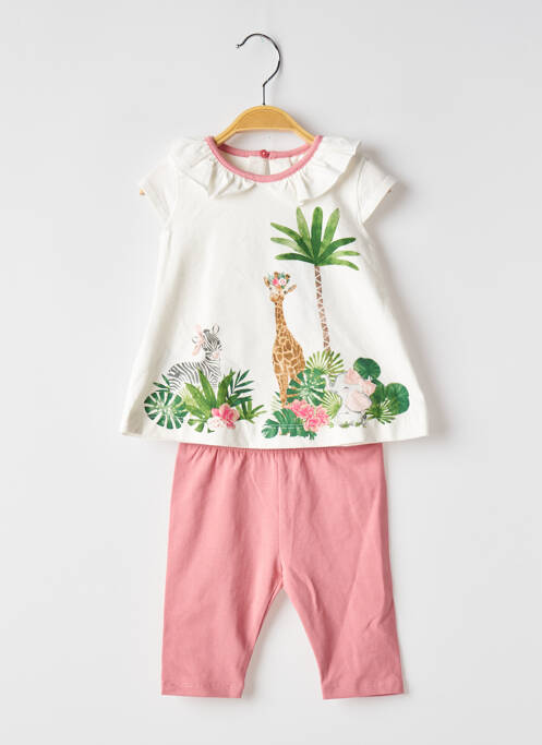 Ensemble pantalon rose MAYORAL pour fille