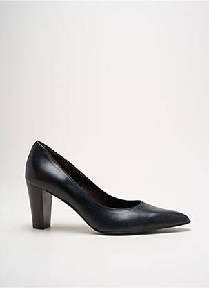 Escarpins tissage satiné talon de 7 à 9cm noir PERLATO femme