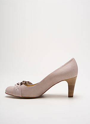 Escarpins tissage satiné talon de 4 à 6cm beige PETER KAISER femme