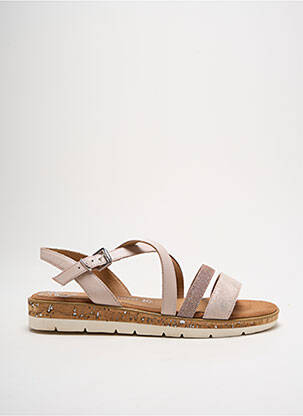 Sandales/nu pieds tissage satiné talon de 4 à 6cm rose MARCO TOZZI femme