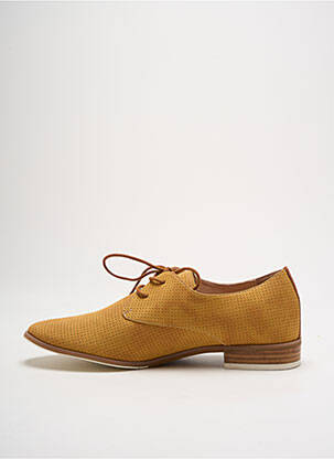 Derbies type de semelle amortissante talon plat jusqu'à 3cm jaune FUGITIVE BY FRANCESCO ROSSI femme
