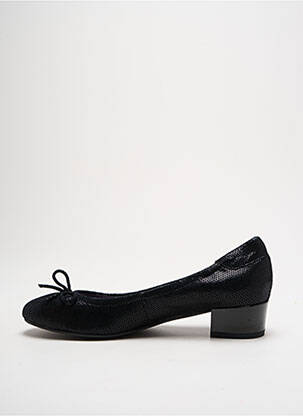 Ballerines impression talon plat jusqu'à 3cm noir COULEUR POURPRE femme
