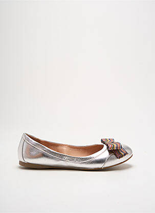 Ballerines matière lisse talon plat jusqu'à 3cm argent PAUL SMITH femme