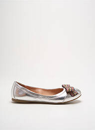Ballerines matière lisse talon plat jusqu'à 3cm argent PAUL SMITH femme
