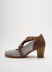 Escarpins marron DKODE pour femme seconde vue