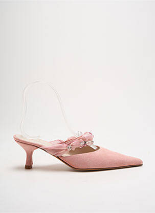 Mules/Sabots rose PARALLELE pour femme