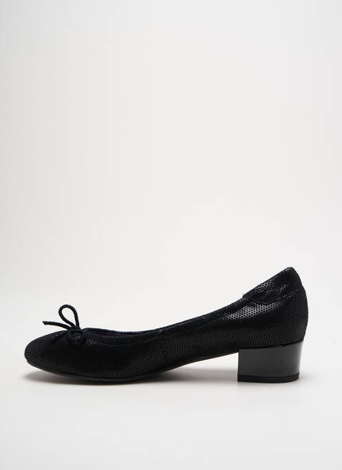 Ballerines impression talon plat jusqu'à 3cm noir COULEUR POURPRE femme