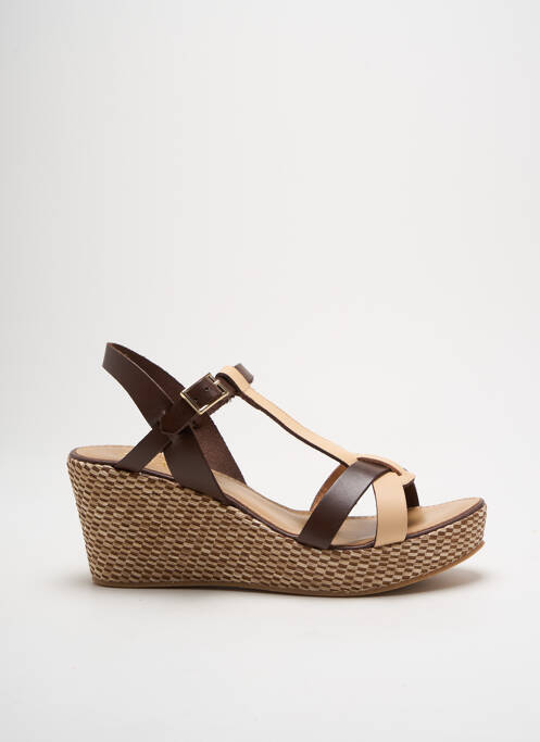 Sandales/Nu pieds marron COCO ET ABRICOT pour femme