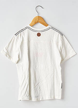 T-shirt imprimé fantaisie manches courtes blanc BOBOLI garçon
