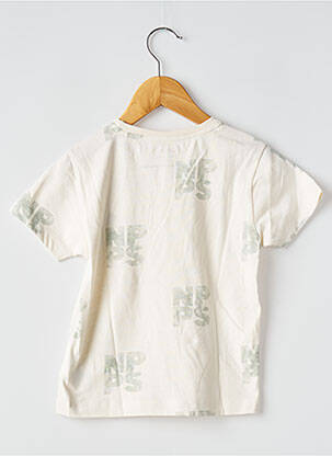 T-shirt coupe droite manches courtes beige NOPPIES garcon