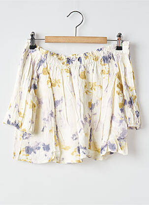 Blouse manches courtes manches courtes beige TIFFOSI fille