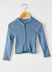 Gilet manches longues bleu MAYORAL pour fille seconde vue