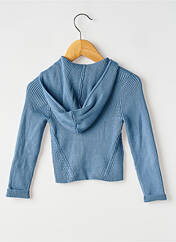 Gilet manches longues bleu MAYORAL pour fille seconde vue