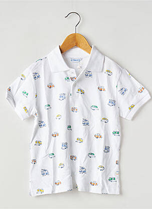 Polo blanc MAYORAL pour garçon