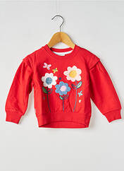 Sweat-shirt rouge BOBOLI pour fille seconde vue