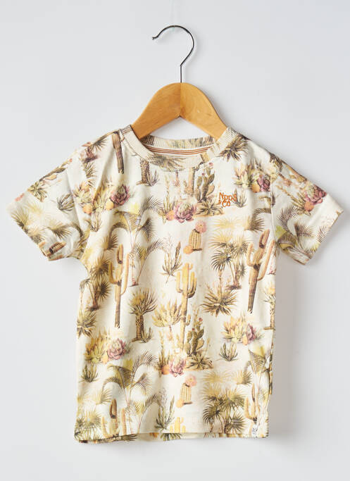 T-shirt coupe droite manches courtes beige NOPPIES garcon