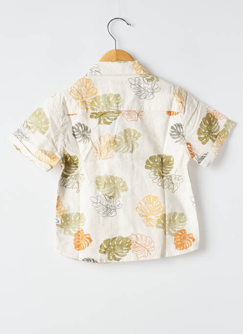 Chemise manches courtes beige MAYORAL pour garçon