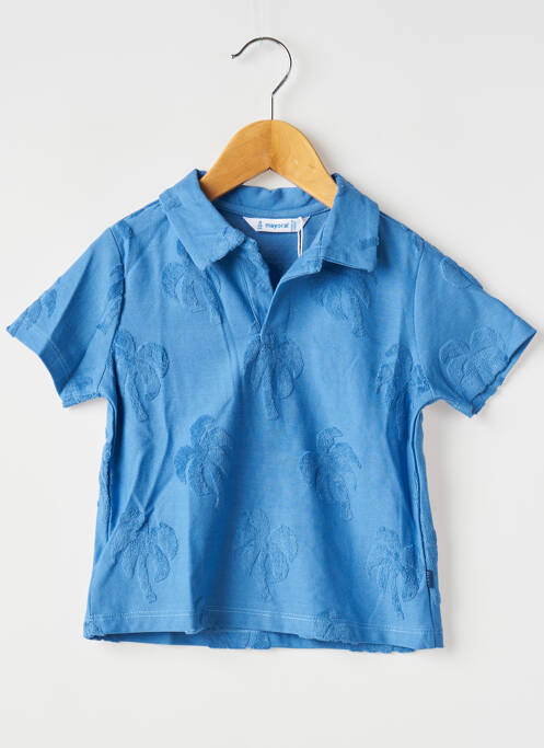Polo bleu MAYORAL pour garçon
