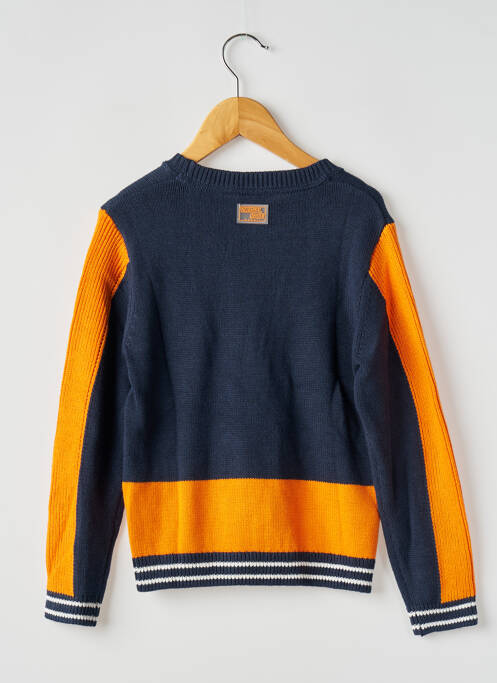 Pull imprimé fantaisie manches longues bleu BOBOLI garcon