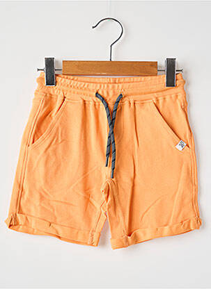 Bermuda fermeture liens à nouer taille élastique orange NOPPIES garçon
