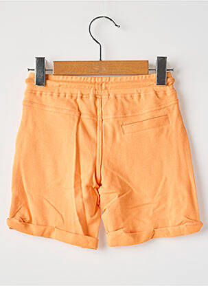 Bermuda fermeture liens à nouer taille élastique orange NOPPIES garçon