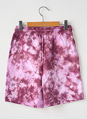 Short fermeture liens à nouer taille élastique violet TIFFOSI fille