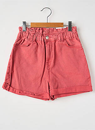 Short stretch taille élastique rouge TIFFOSI fille