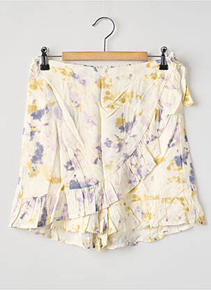 Jupe short fermeture liens à nouer blanc TIFFOSI fille