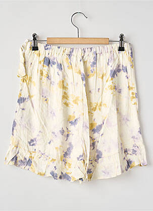 Jupe short fermeture liens à nouer blanc TIFFOSI fille