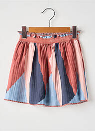 Jupe courte imprimé fantaisie marron NOPPIES fille