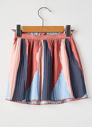 Jupe courte imprimé fantaisie marron NOPPIES fille