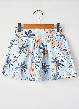 Jupe courte taille normale bleu NOPPIES fille