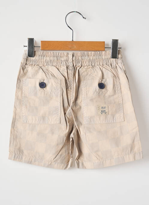 Bermuda tissage popeline taille élastique beige MAYORAL garcon