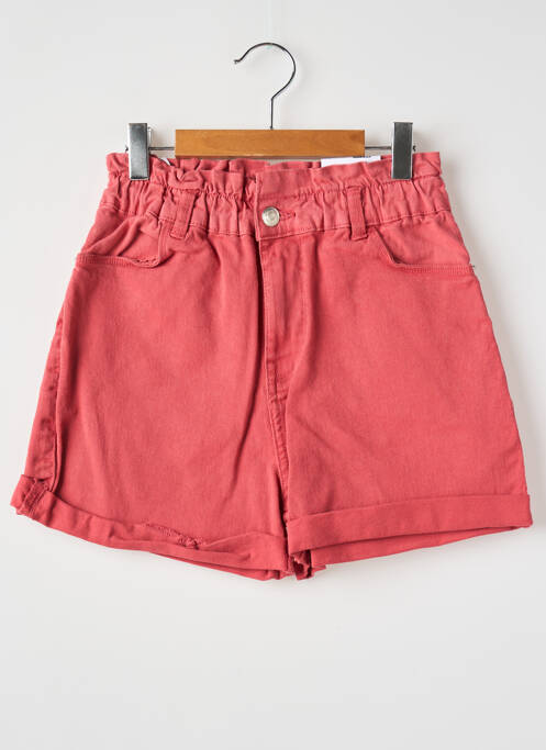 Short stretch taille élastique rouge TIFFOSI fille