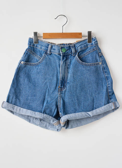 Short tissage denim taille élastique bleu TIFFOSI fille
