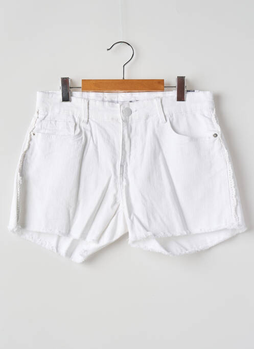 Short stretch taille ajustable blanc TIFFOSI fille