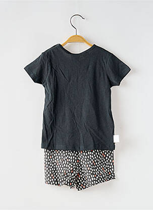 Ensemble short manches courtes noir BOBOLI fille