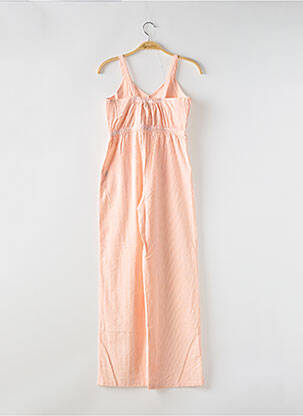Combi-pantalon imprimé fantaisie fines bretelles orange BOBOLI fille