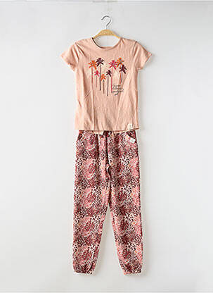 Ensemble pantalon resserrée sur le bas rose BOBOLI fille