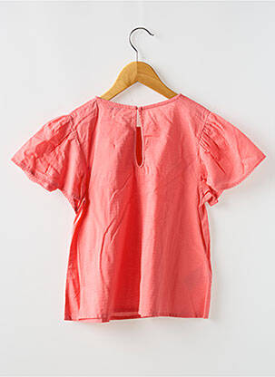 Blouse manches courtes manches courtes rose MAYORAL fille