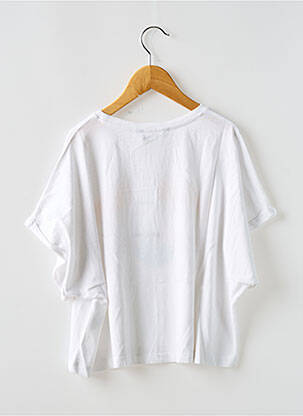 T-shirt coupe droite manches courtes blanc TIFFOSI fille
