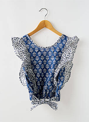 Top manches courtes manches courtes bleu MAYORAL fille