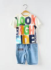 Ensemble short bleu BOBOLI pour garçon seconde vue