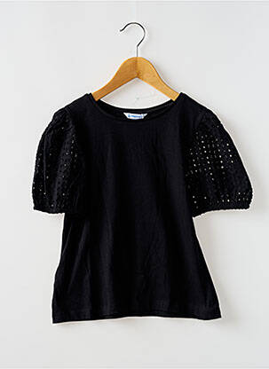 Top noir MAYORAL pour fille