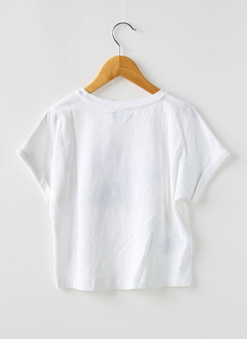 T-shirt coupe droite manches courtes blanc MAYORAL fille